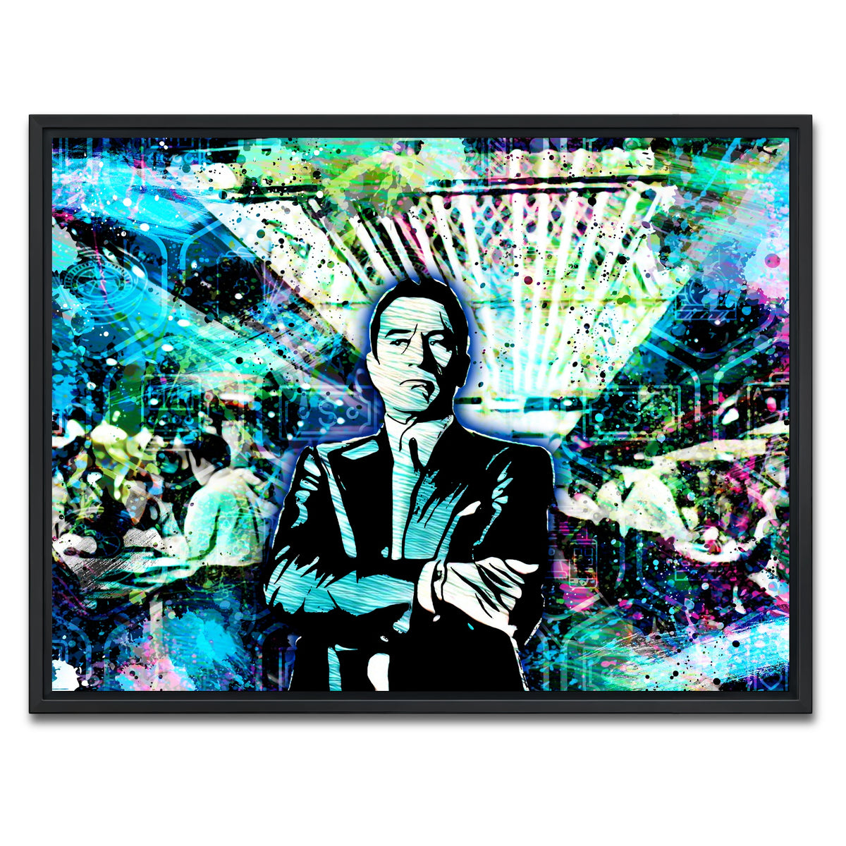 AUTO-MOCKUP WHITE | Casino Sam | 1 Piece | Black Framed Canvas | group=4x3