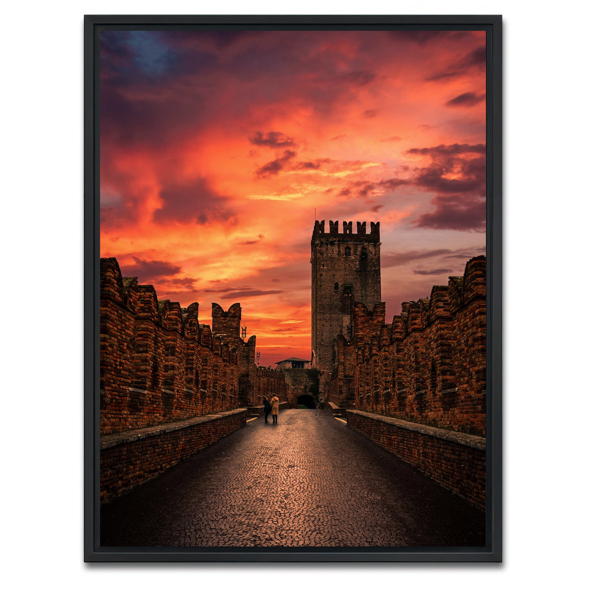 AUTO-MOCKUP WHITE | Castelvecchio | 1 Piece | Black Framed Canvas | group=3x4