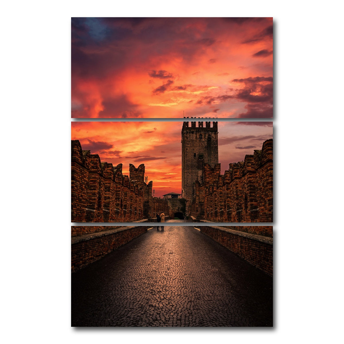 AUTO-MOCKUP WHITE | Castelvecchio | 3 Piece | Gallery Wrap Canvas | group=12x24_stacked