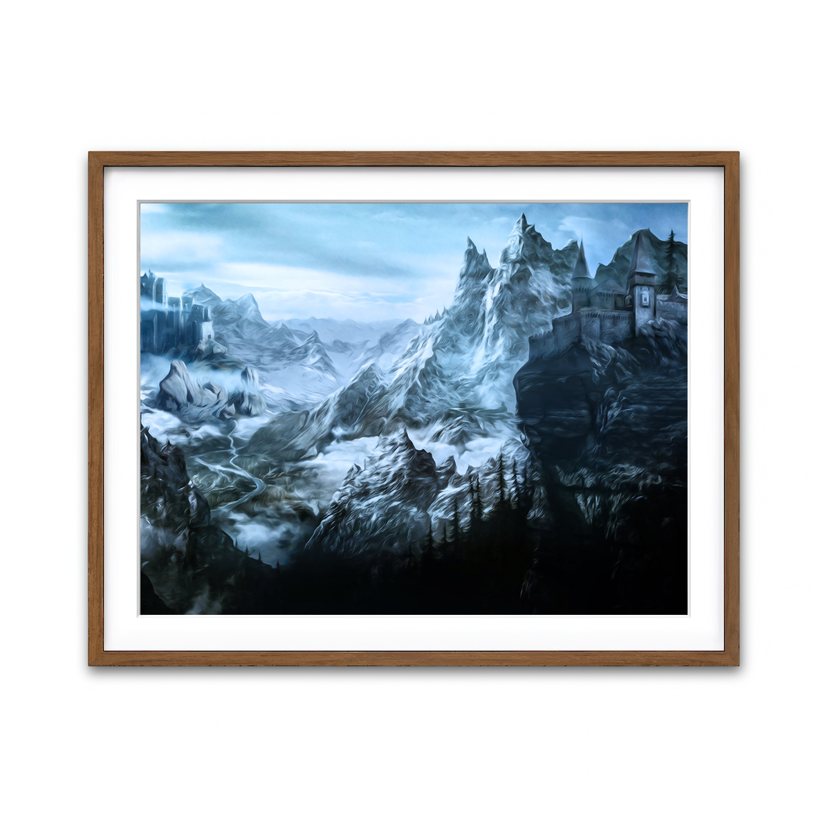 Framed Print 4x3 Walnut