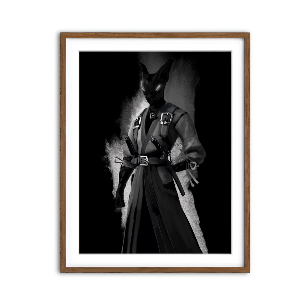 Framed Print 3x4 Walnut