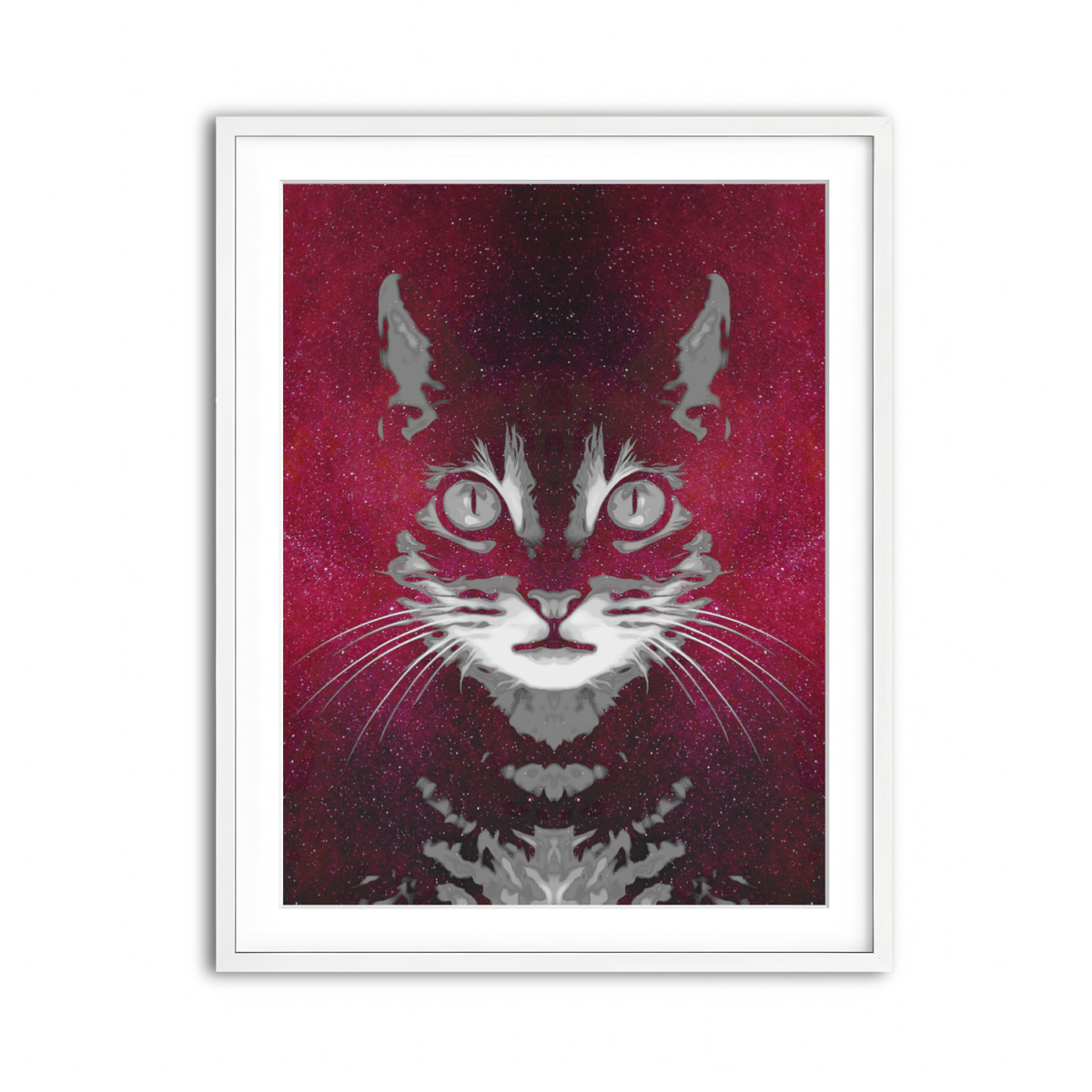 Framed Print 3x4 White