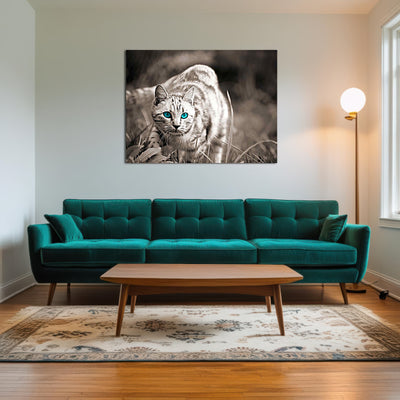 AUTO-MOCKUP ROOM | Cat On The Prowl Wall Art