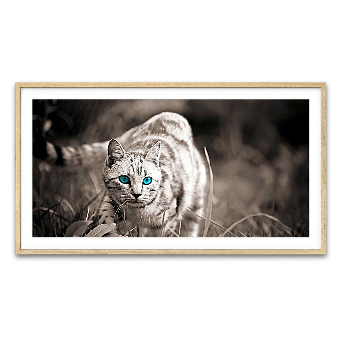 Framed Print 2x1 Natural