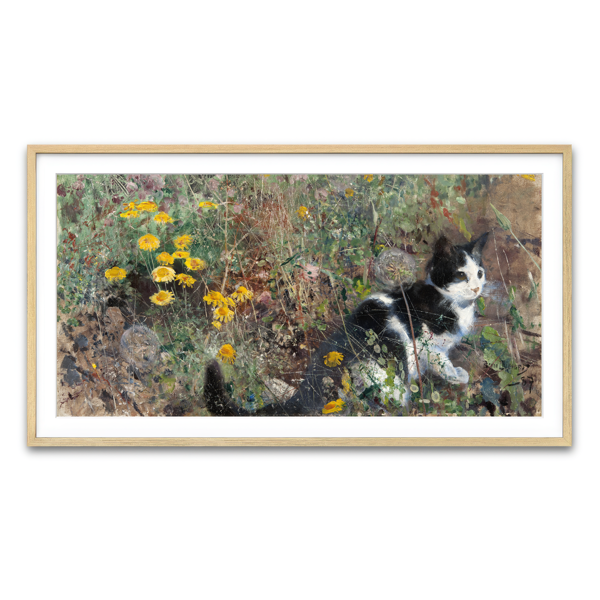 Framed Print 2x1 Natural