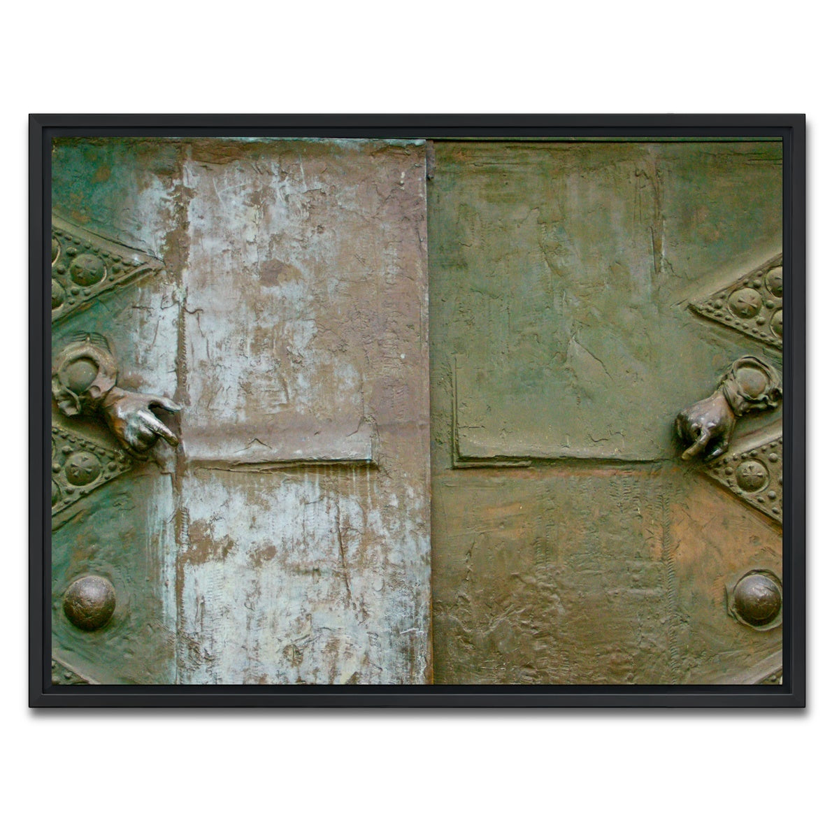 AUTO-MOCKUP WHITE | Cathedral Door Passau Germany | 1 Piece | Black Framed Canvas | group=4x3