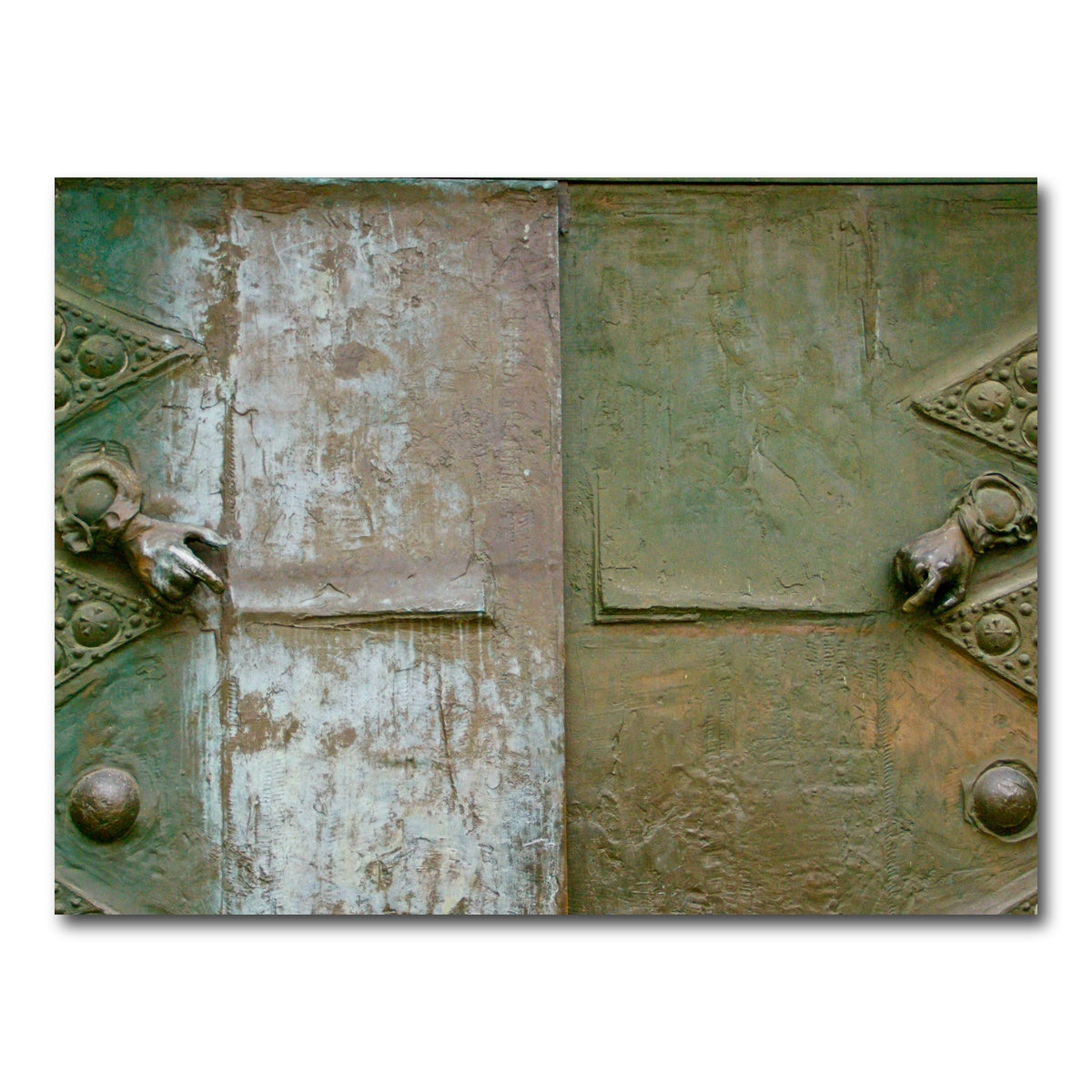 AUTO-MOCKUP WHITE | Cathedral Door Passau Germany | 1 Piece | Gallery Wrap Canvas | group=4x3