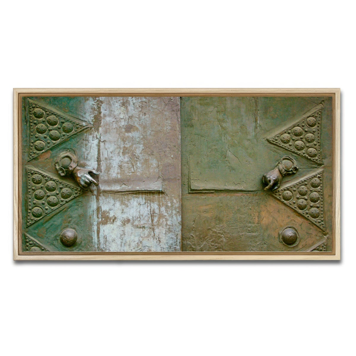 AUTO-MOCKUP WHITE | Cathedral Door Passau Germany | 1 Piece | Natural Framed Canvas | group=2x1