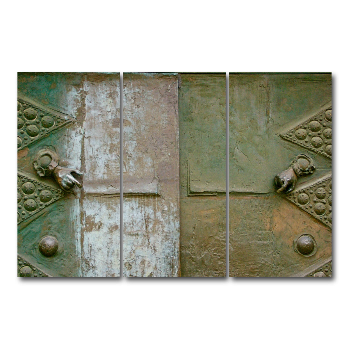 AUTO-MOCKUP WHITE | Cathedral Door Passau Germany | 3 Piece | Gallery Wrap Canvas | group=12x24