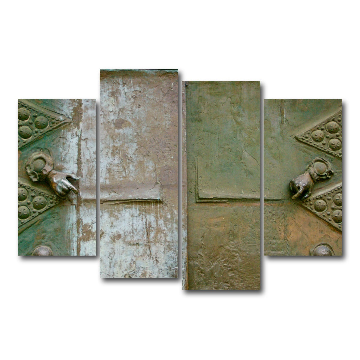 AUTO-MOCKUP WHITE | Cathedral Door Passau Germany | 4 Piece | Gallery Wrap Canvas | group=4_short