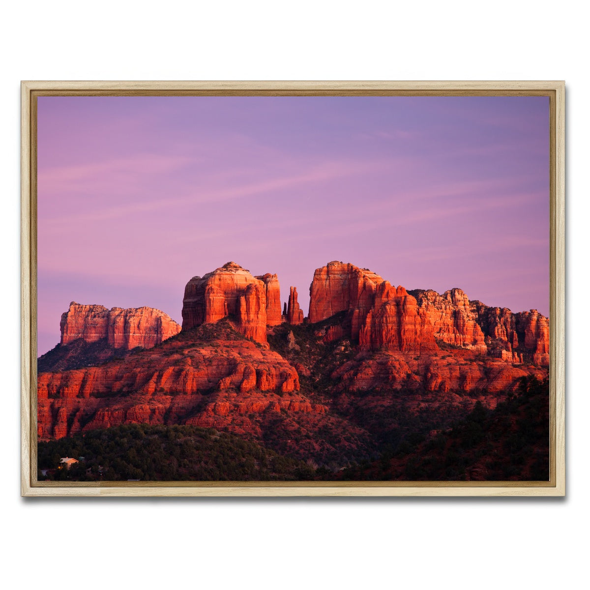 AUTO-MOCKUP WHITE | Cathedral Rock | 1 Piece | Natural Framed Canvas | group=4x3