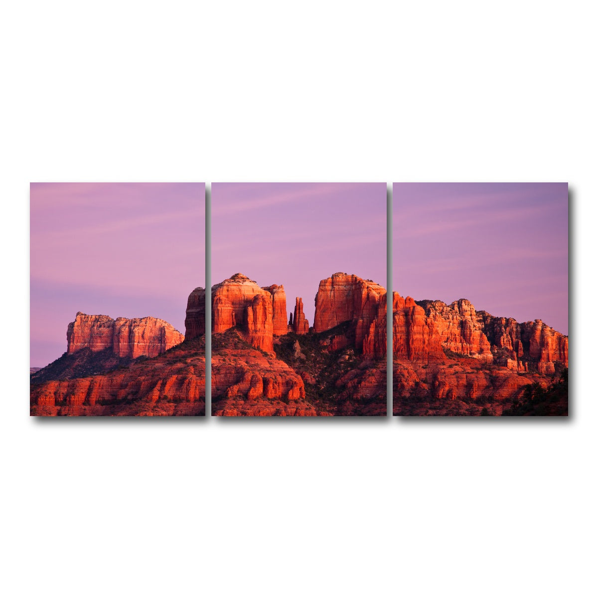AUTO-MOCKUP WHITE | Cathedral Rock | 3 Piece | Gallery Wrap Canvas | group=18x24