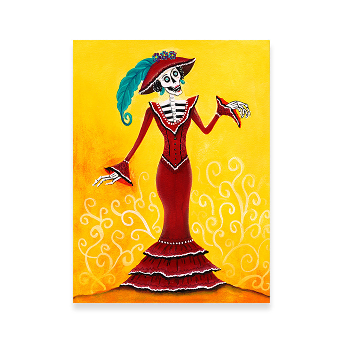 Catrina Skeleton Wall Art