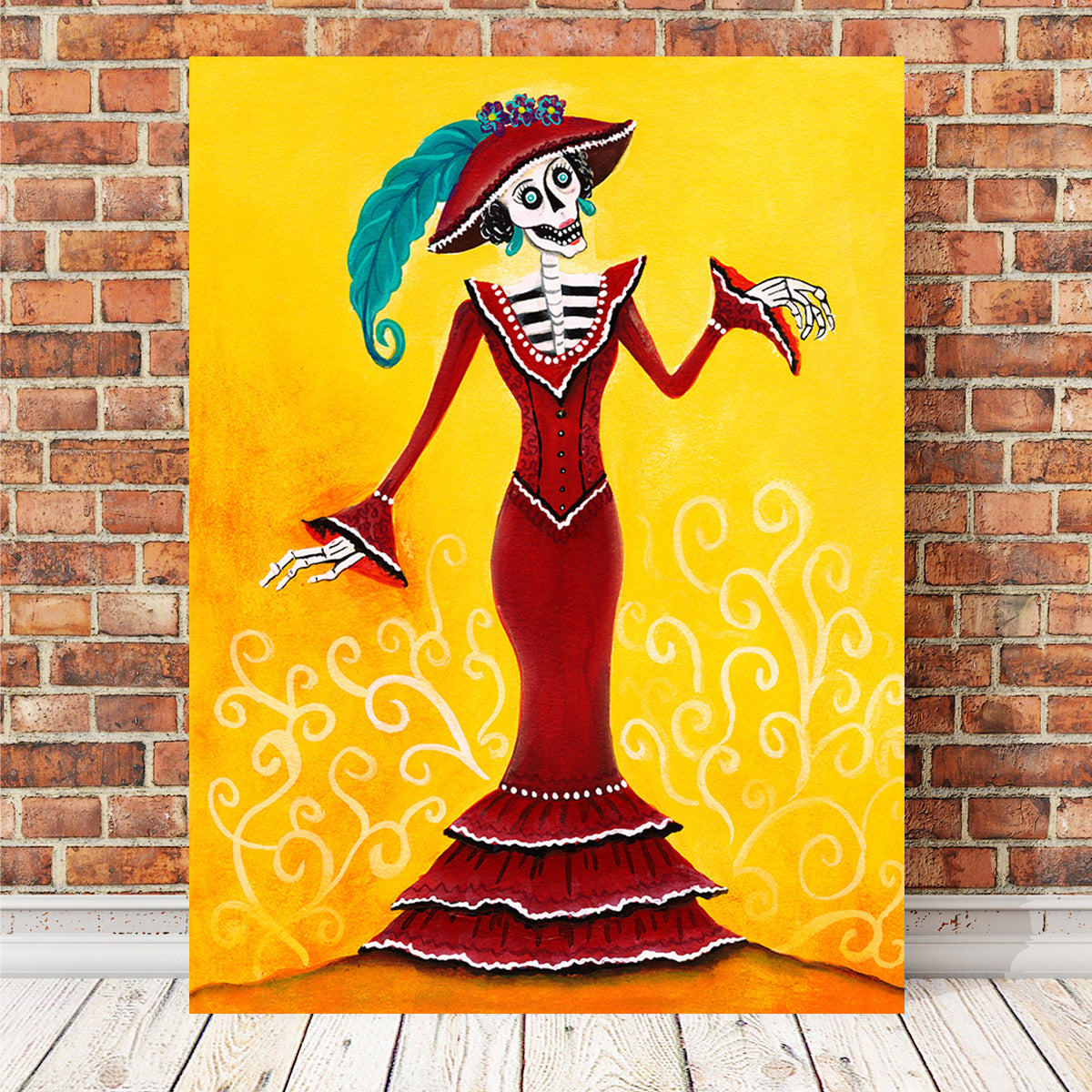 Catrina Skeleton Wall Art