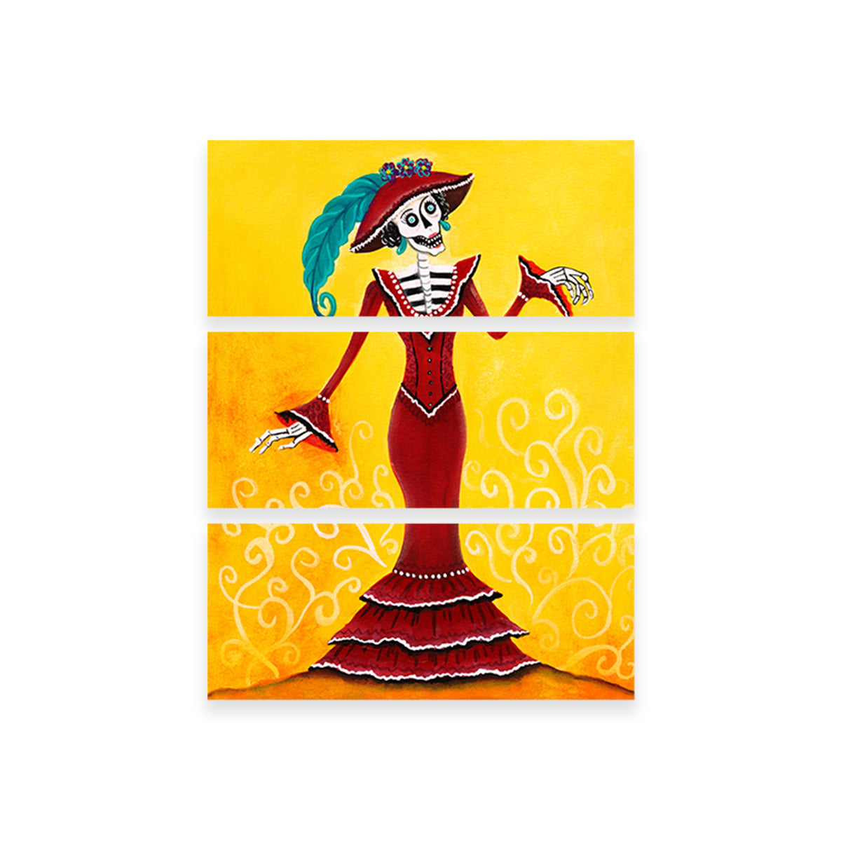 Catrina Skeleton Wall Art