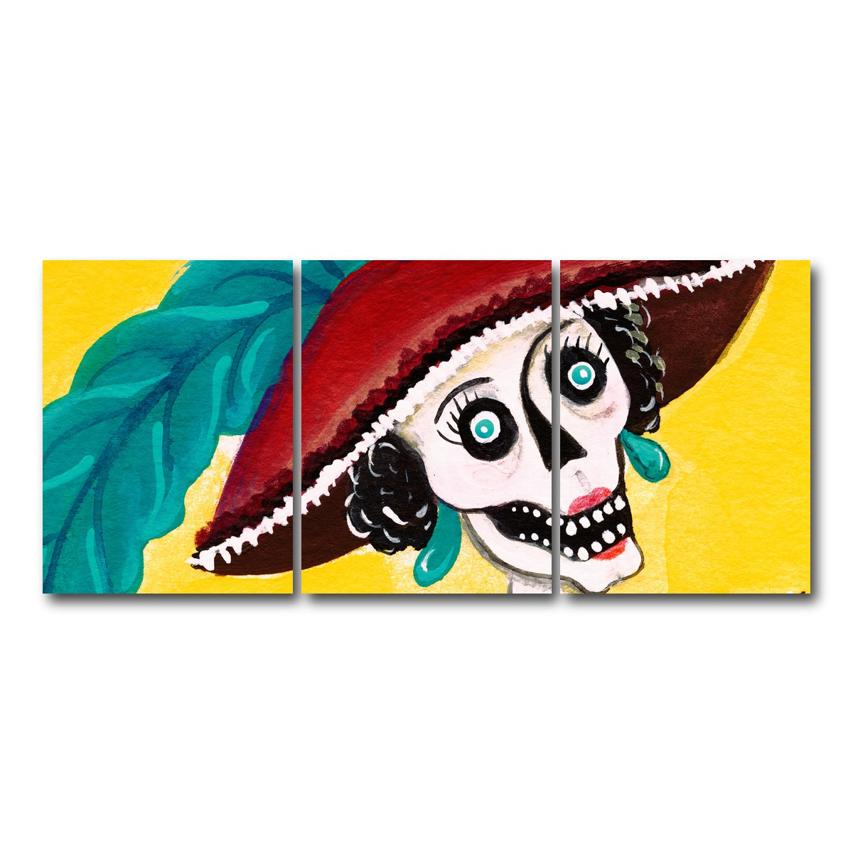 AUTO-MOCKUP WHITE | Catrina | 3 Piece | Gallery Wrap Canvas | group=18x24