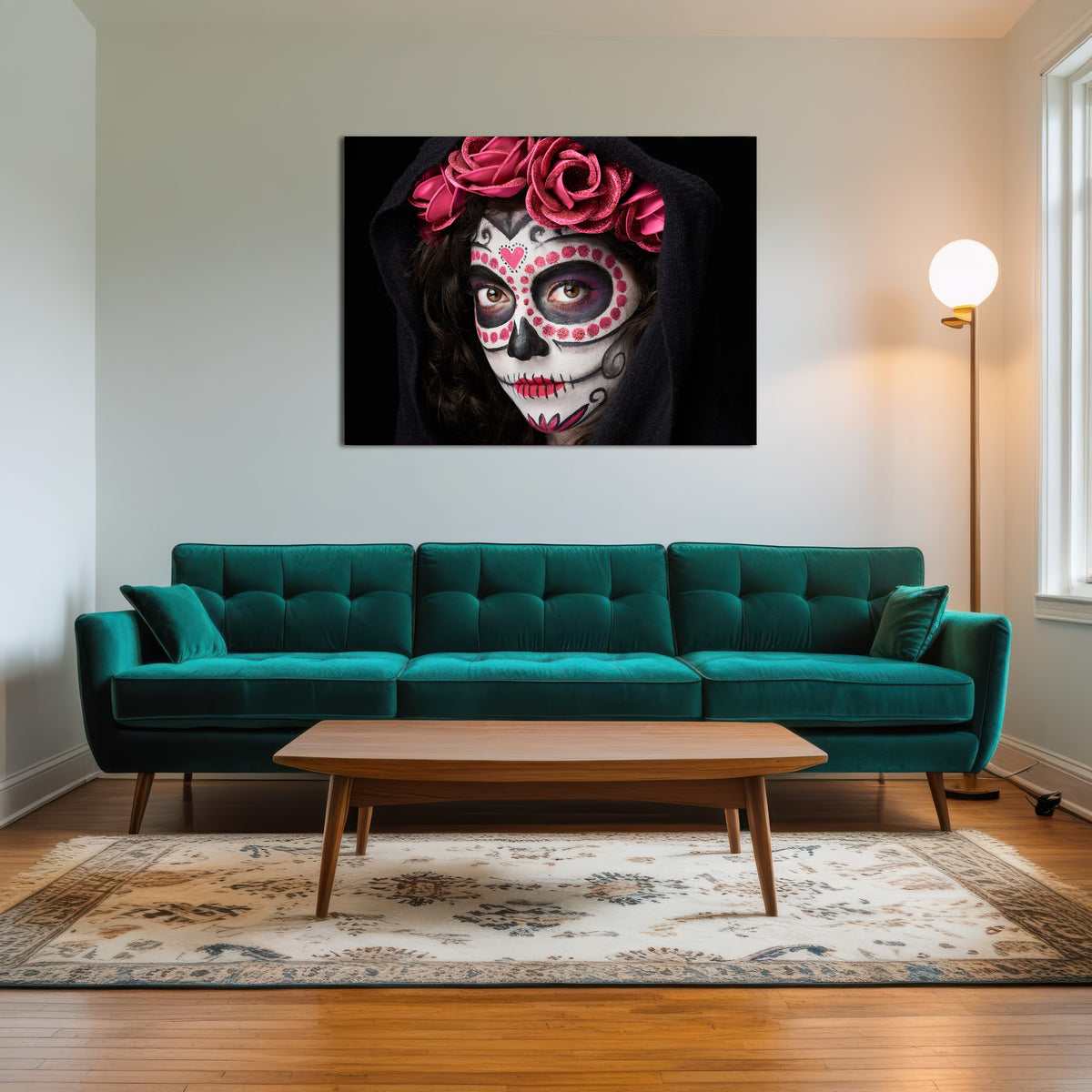 AUTO-MOCKUP ROOM | Catrina skull look