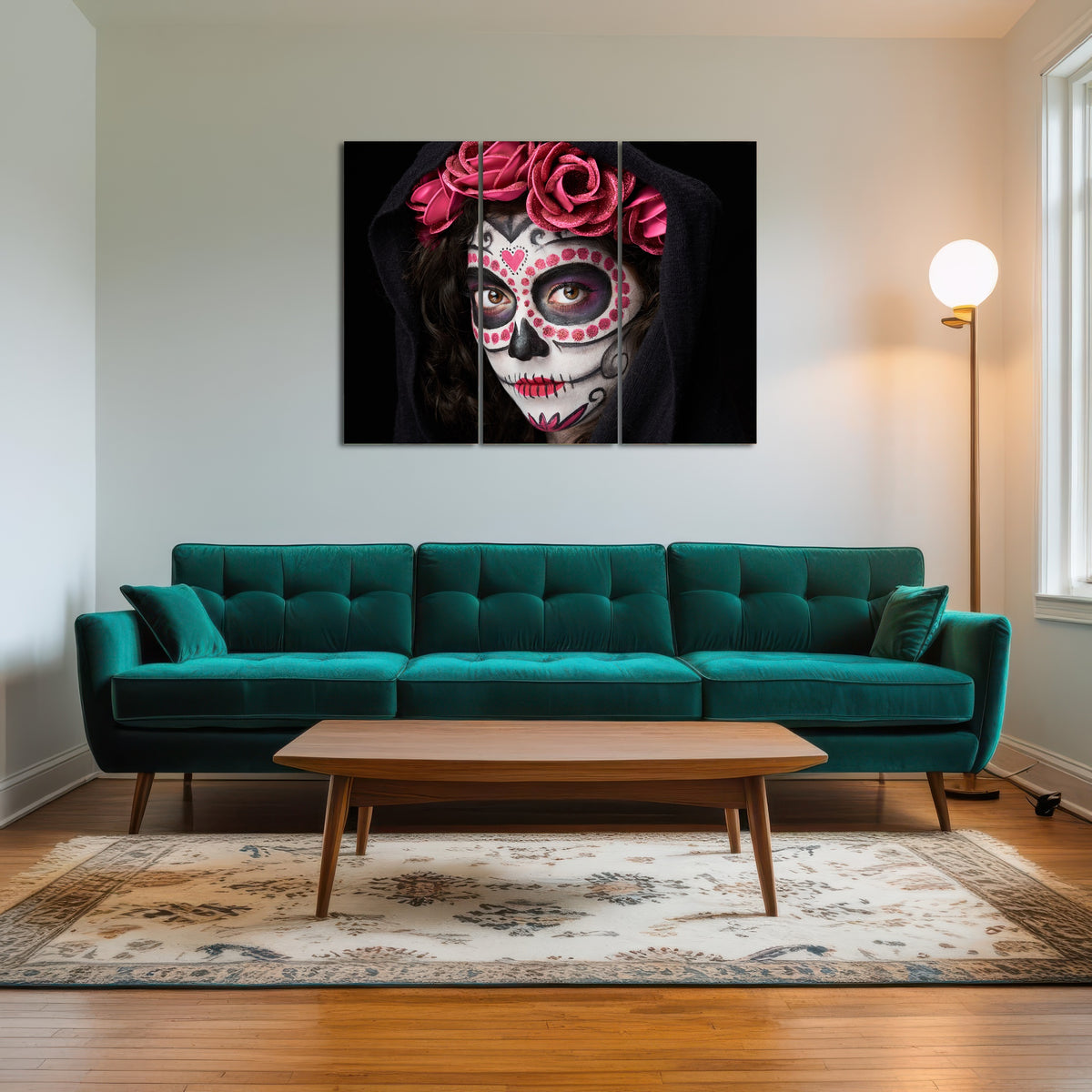 AUTO-MOCKUP ROOM | Catrina skull look
