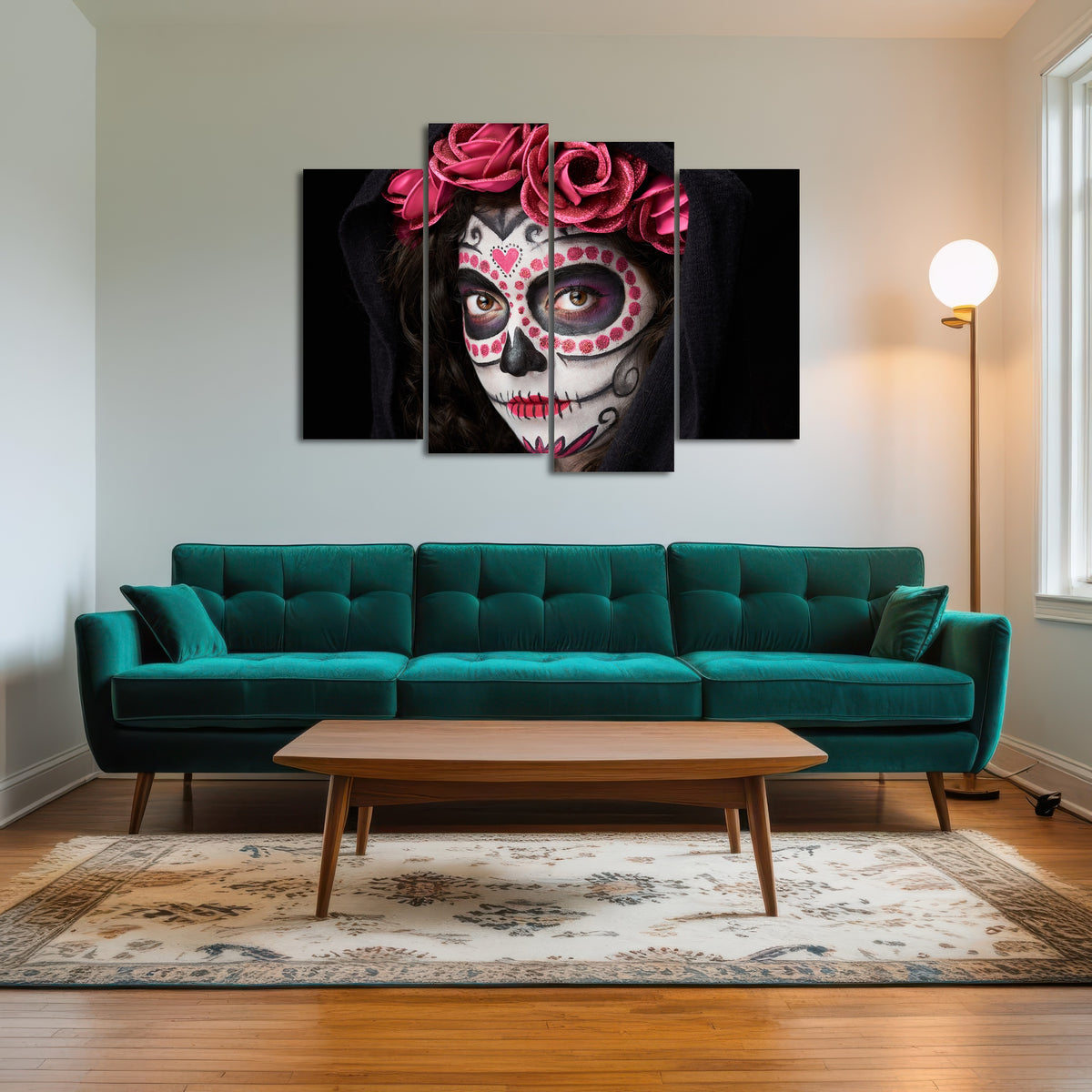 AUTO-MOCKUP ROOM | Catrina skull look