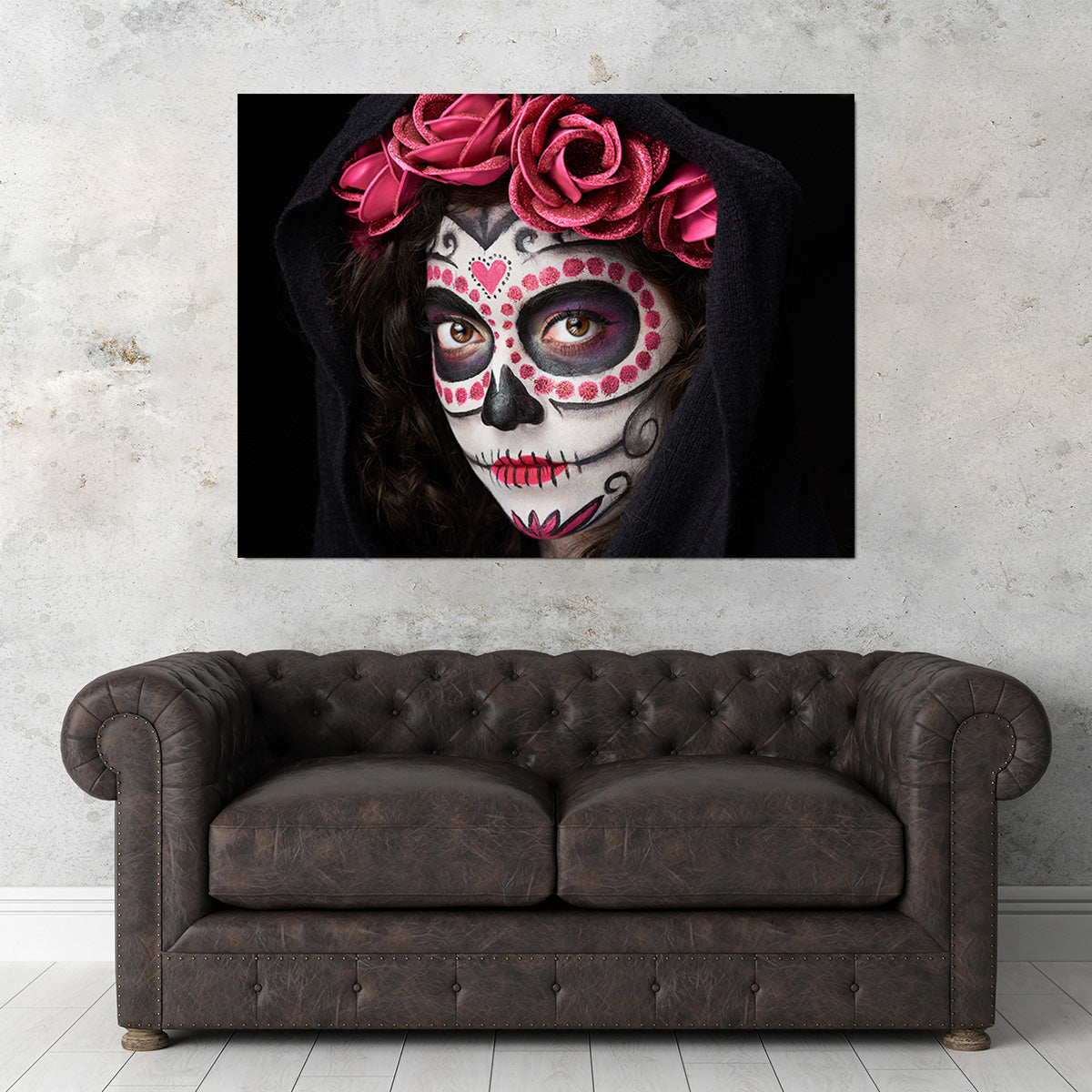 Catrina Skull Look Wall Art