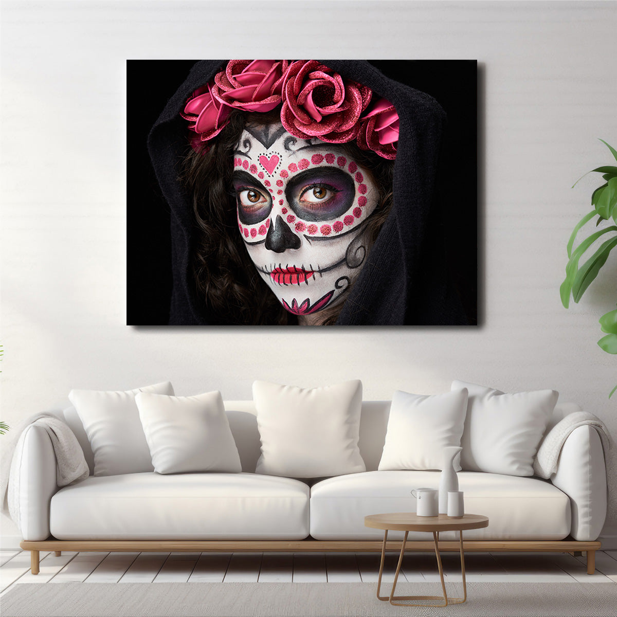 Catrina Skull Look Wall Art