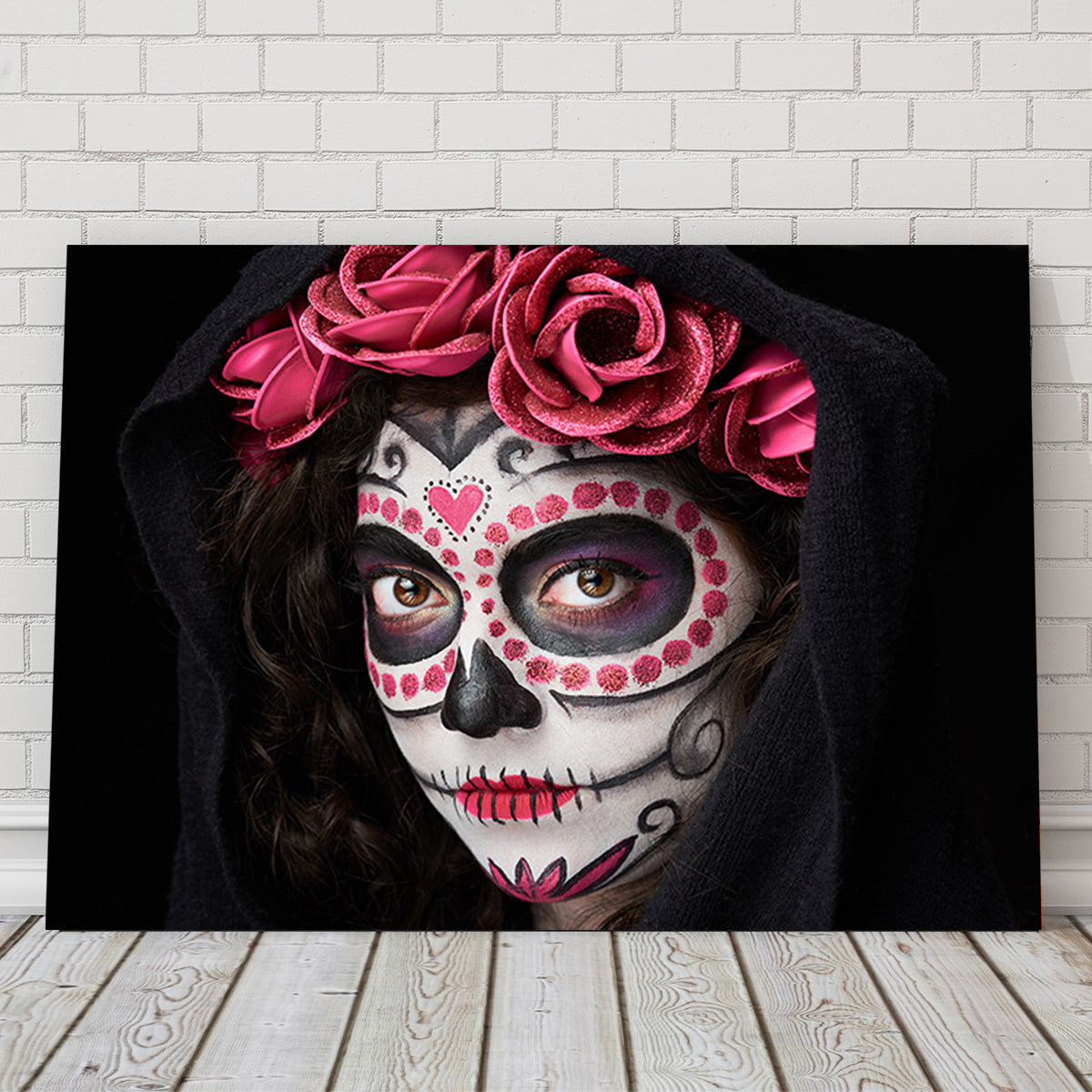 Catrina Skull Look Wall Art