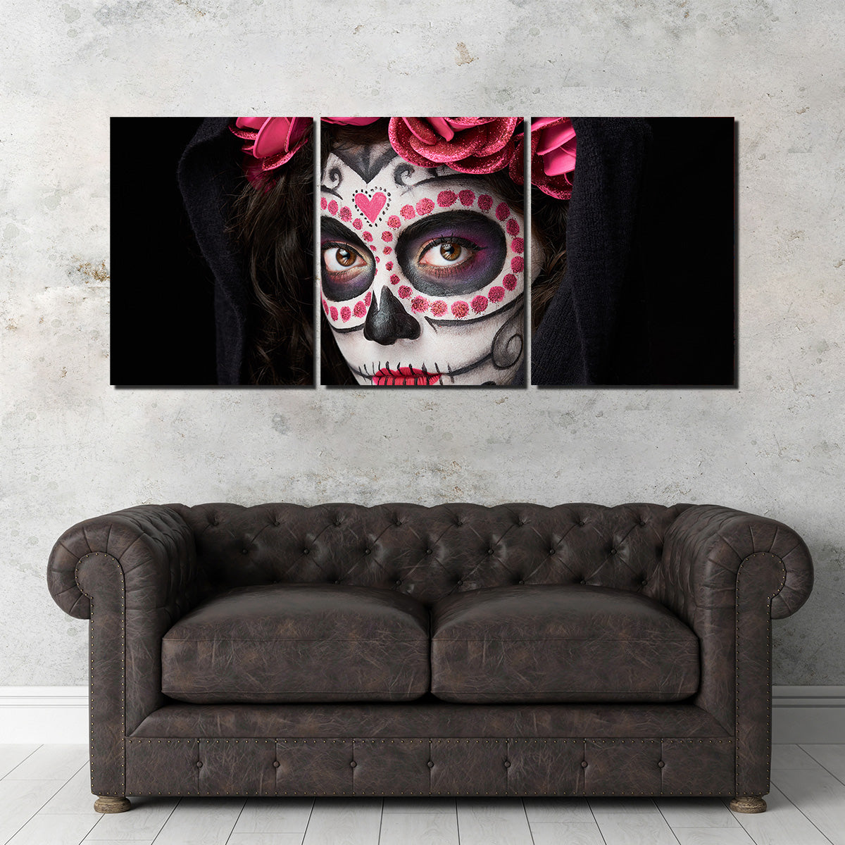 Catrina Skull Look Wall Art