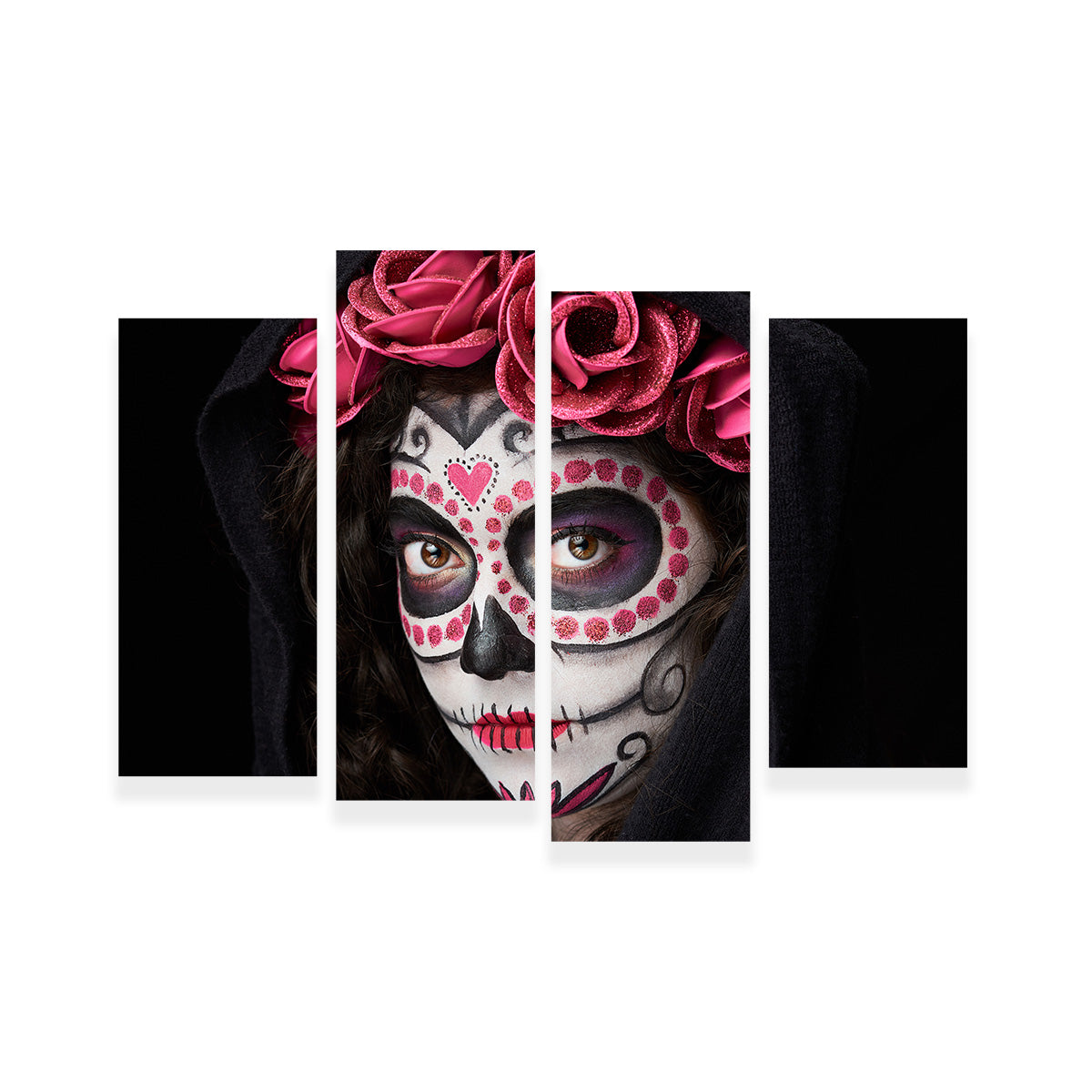 Catrina Skull Look Wall Art