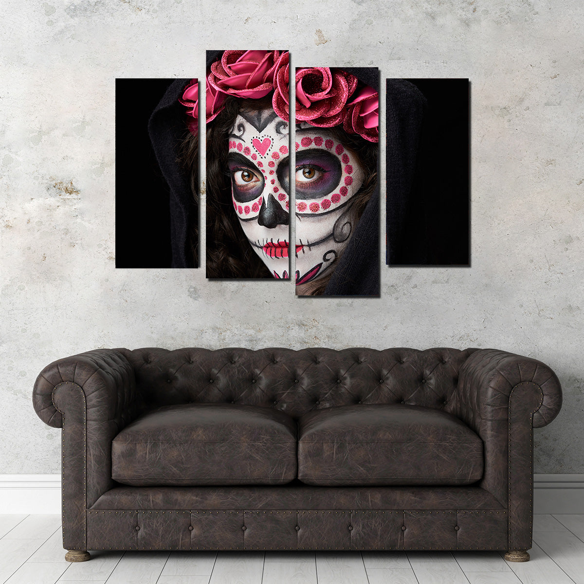 Catrina Skull Look Wall Art