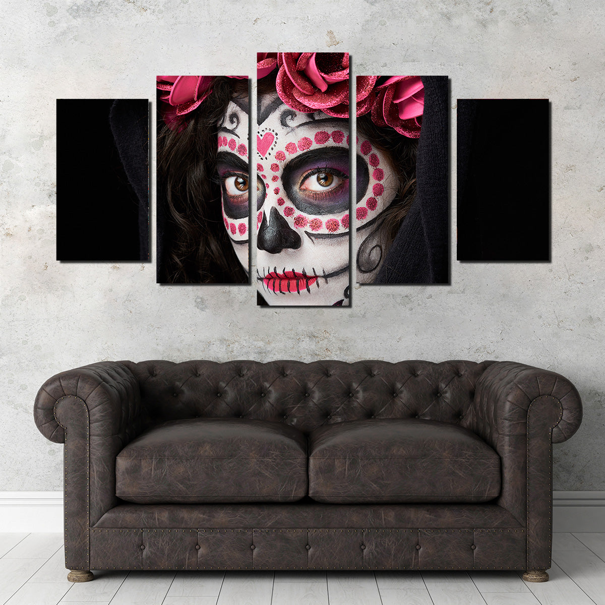 Catrina Skull Look Wall Art