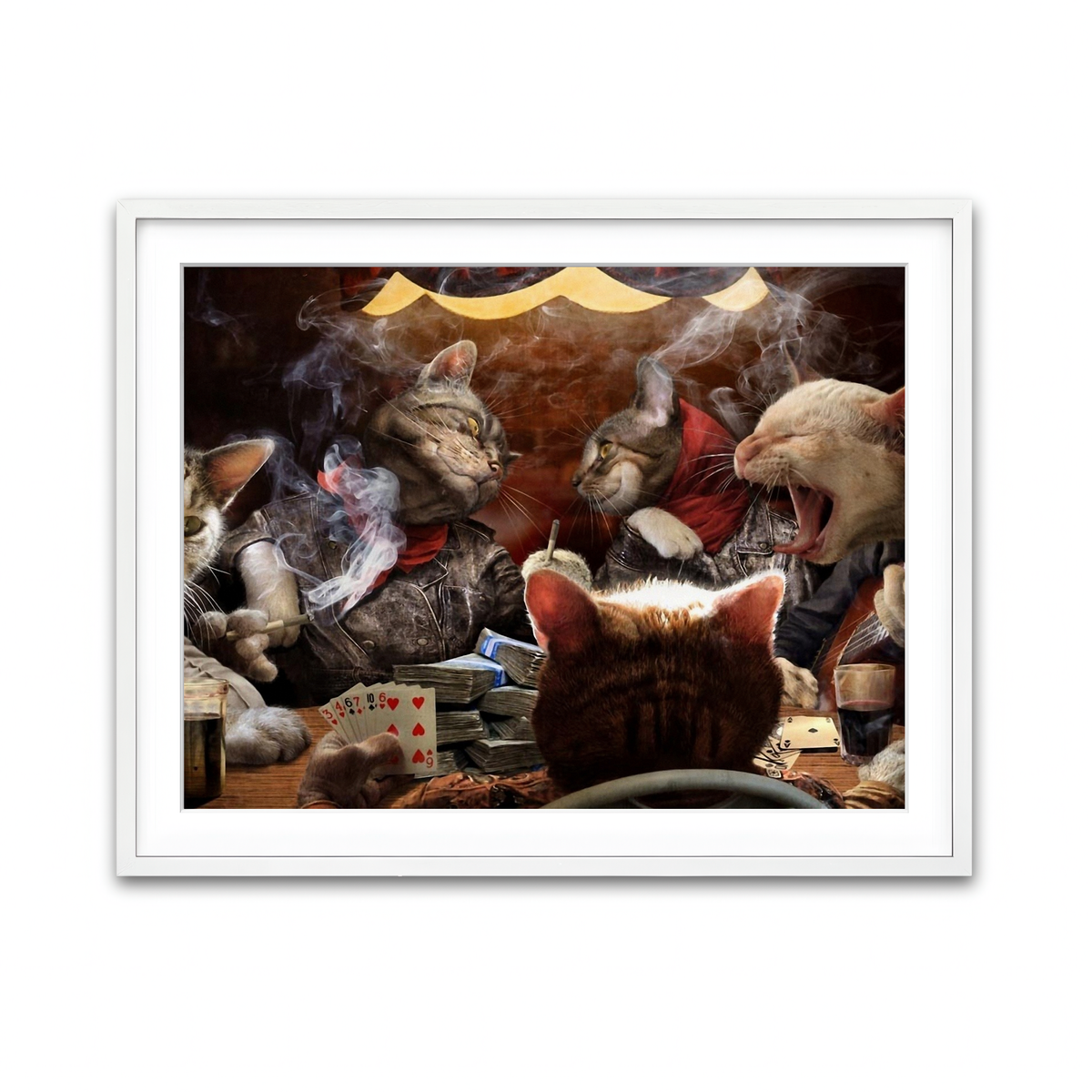 Framed Print 4x3 White