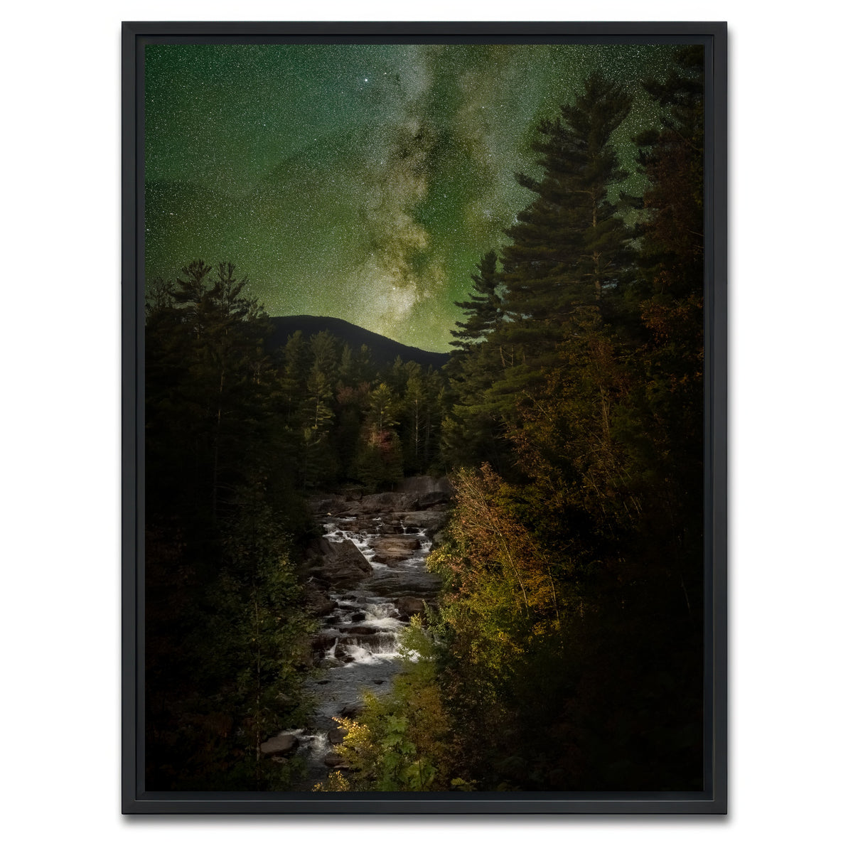 AUTO-MOCKUP WHITE | Catskill Night | 1 Piece | Black Framed Canvas | group=3x4