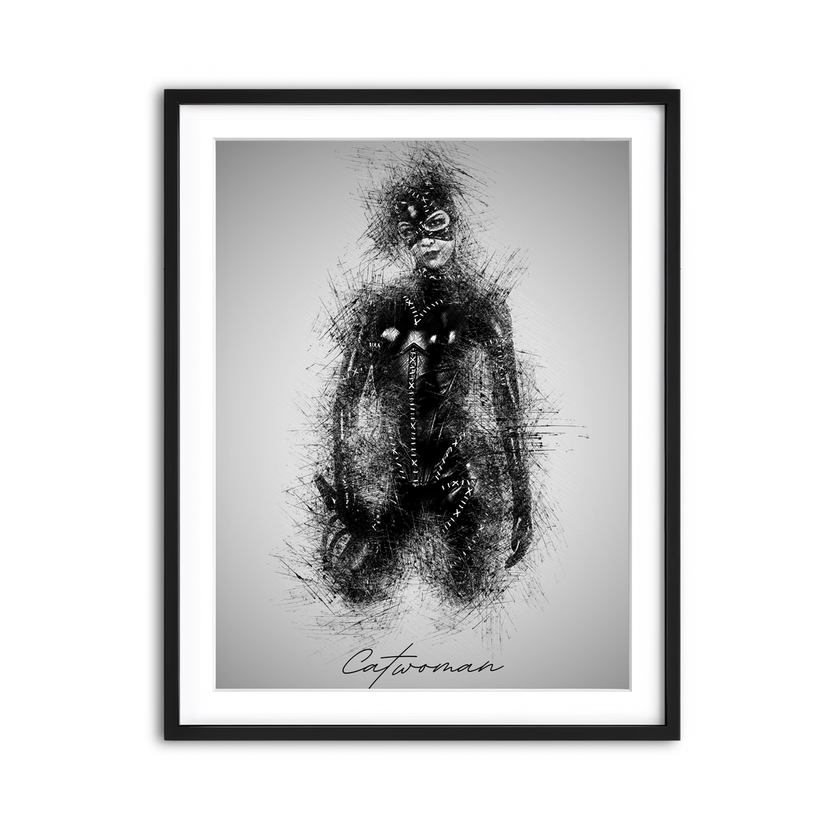 Framed Print 3x4 Black