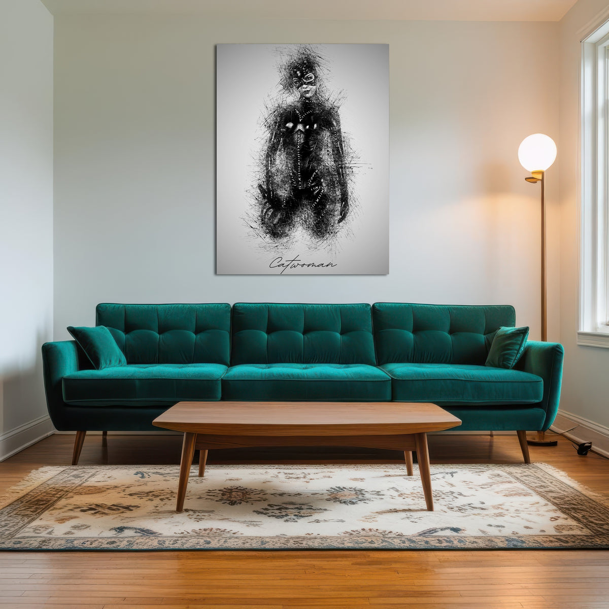 AUTO-MOCKUP ROOM | Catwoman Sketch