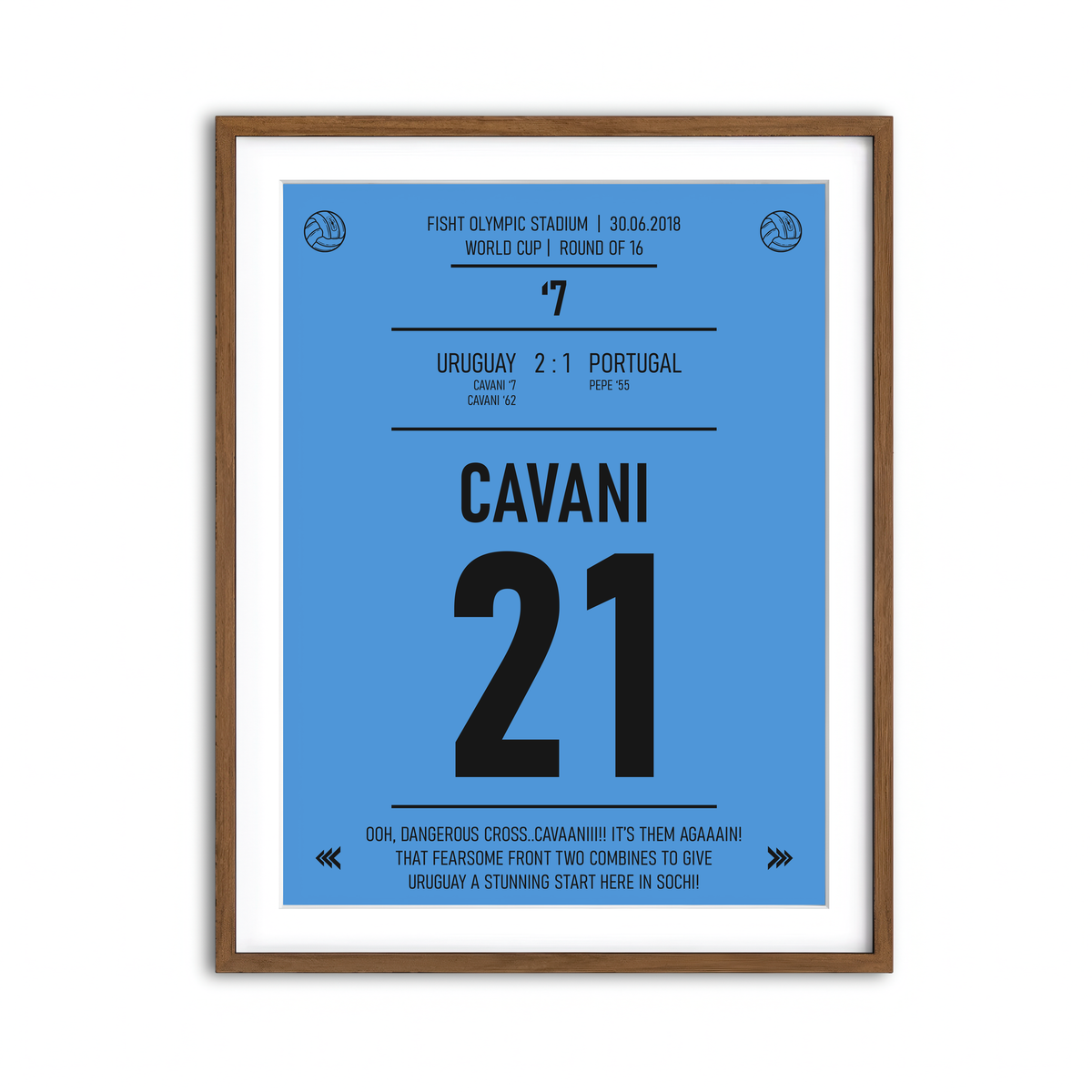 Framed Print 3x4 Walnut