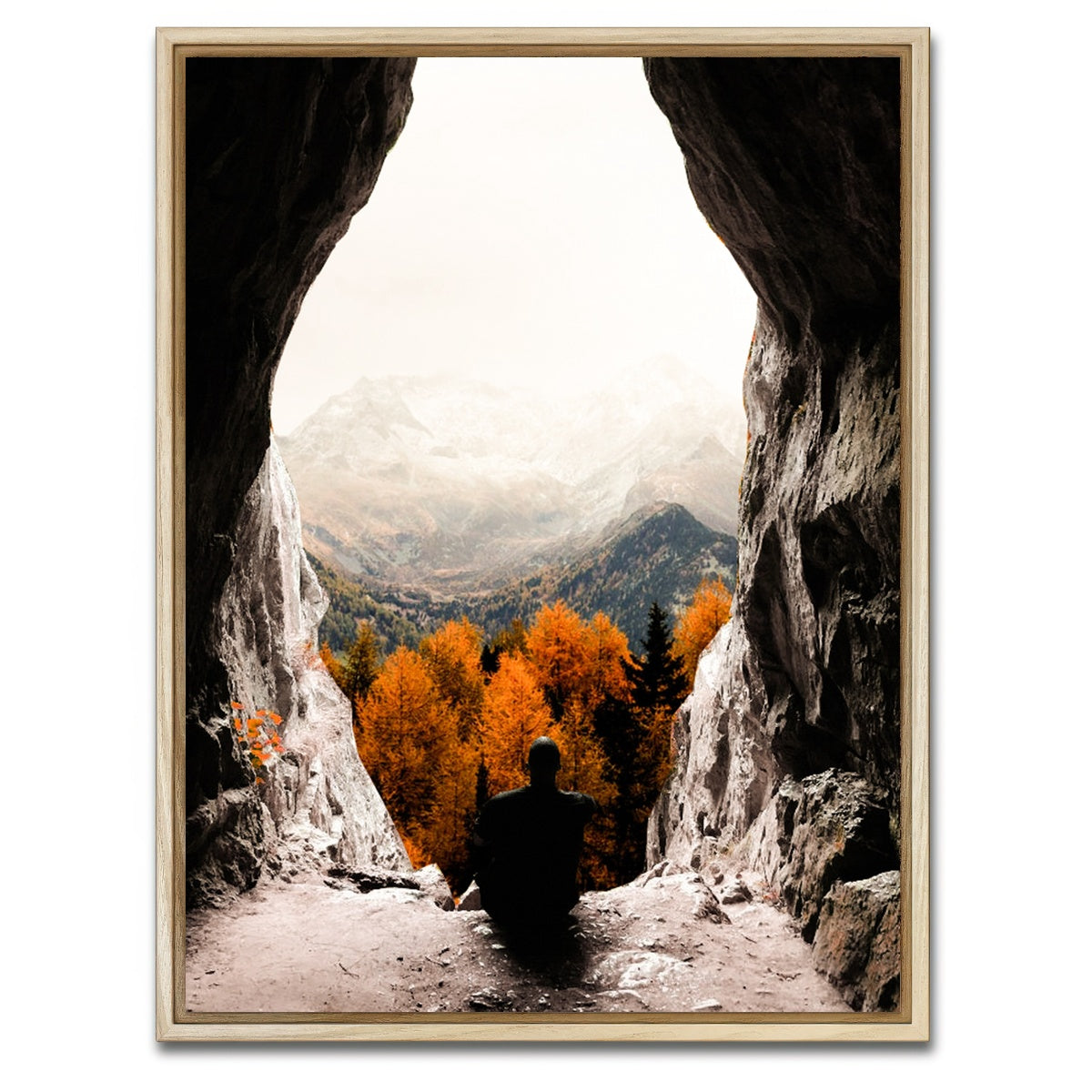 AUTO-MOCKUP WHITE | Cave's Eye | 1 Piece | Natural Framed Canvas | group=3x4