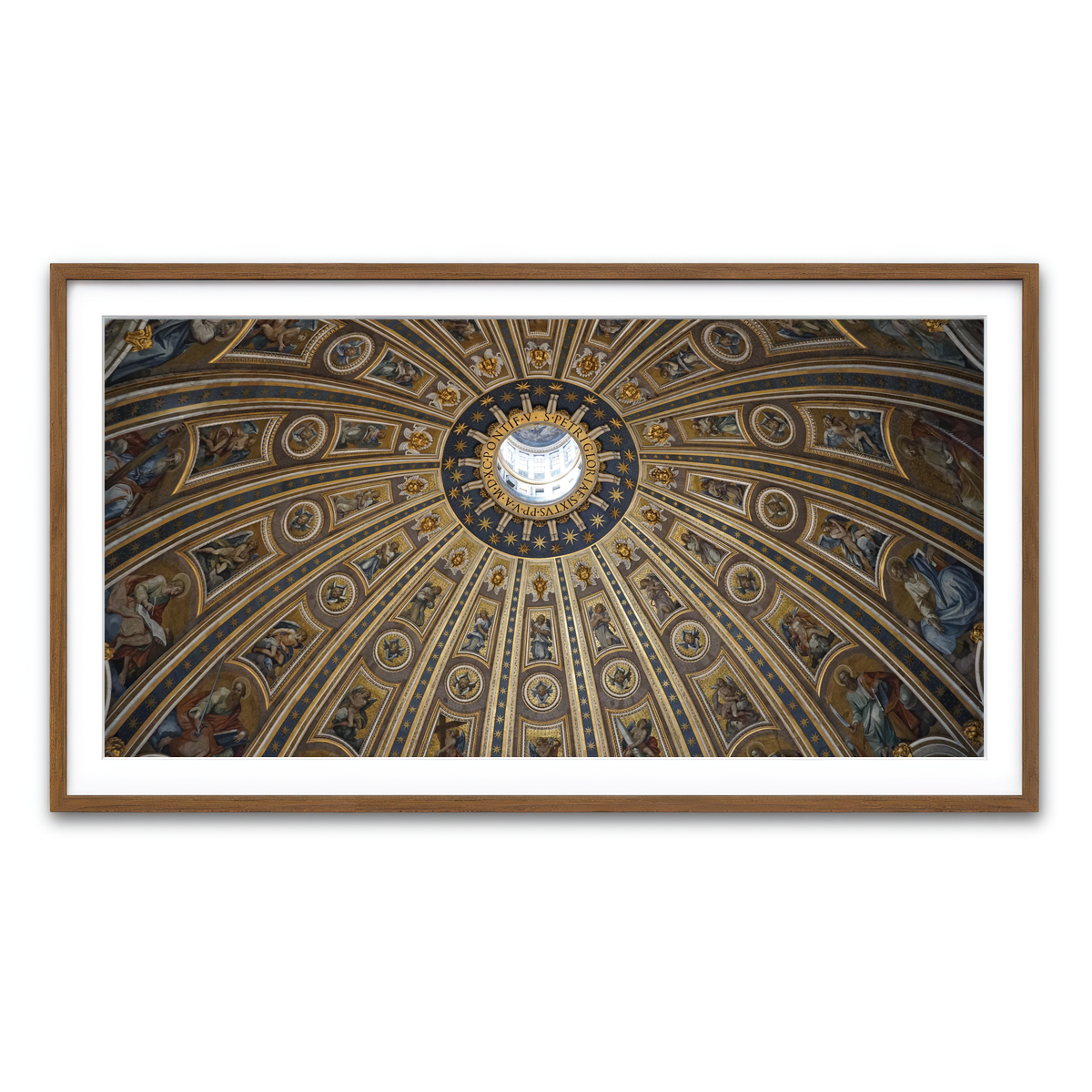 Framed Print 2x1 Walnut