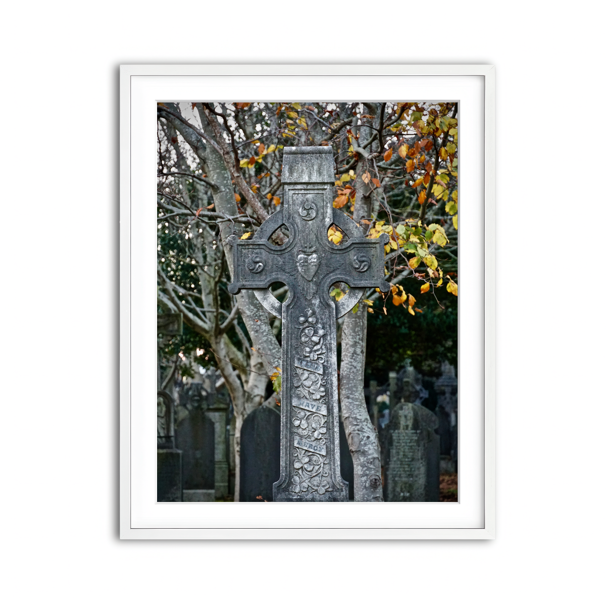 Framed Print 3x4 White