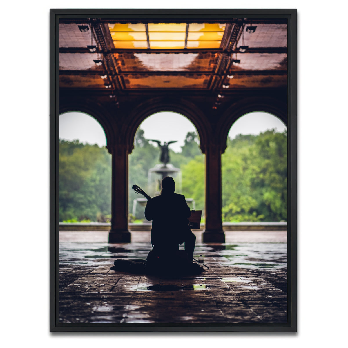 AUTO-MOCKUP WHITE | Central Park Tunes | 1 Piece | Black Framed Canvas | group=3x4
