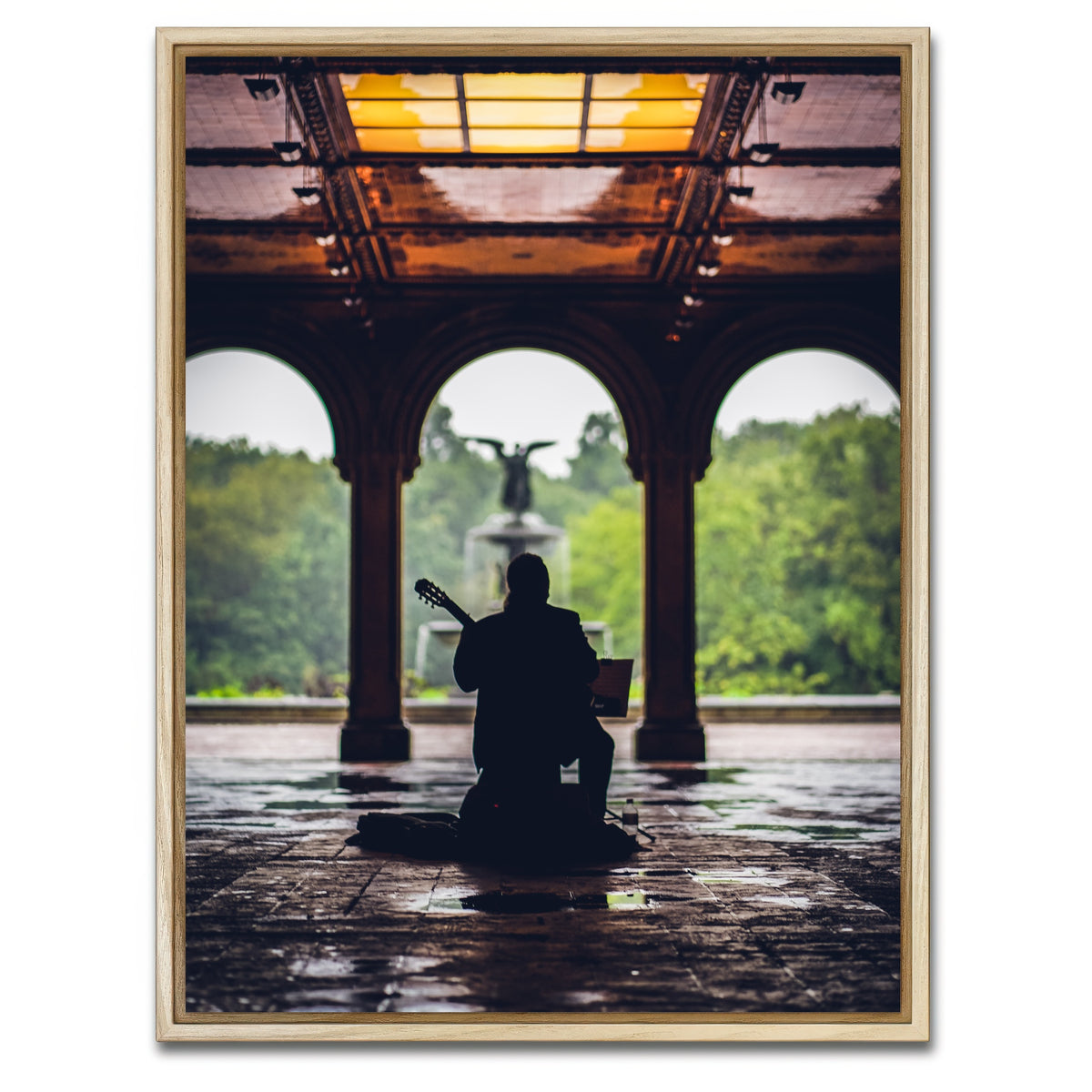 AUTO-MOCKUP WHITE | Central Park Tunes | 1 Piece | Natural Framed Canvas | group=3x4