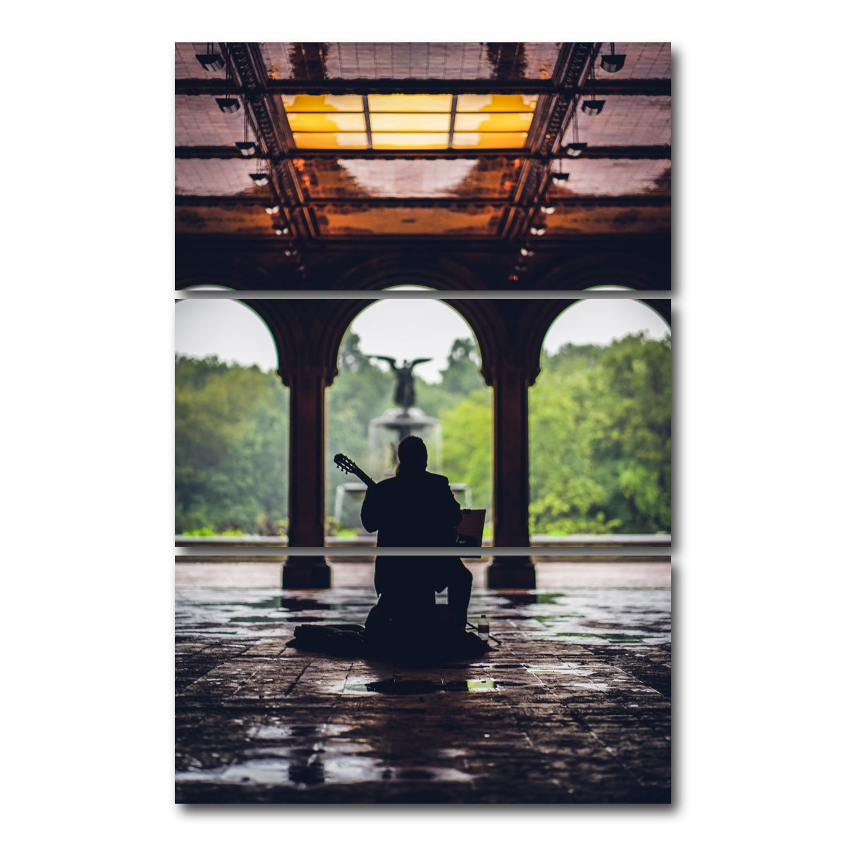 AUTO-MOCKUP WHITE | Central Park Tunes | 3 Piece | Gallery Wrap Canvas | group=12x24_stacked