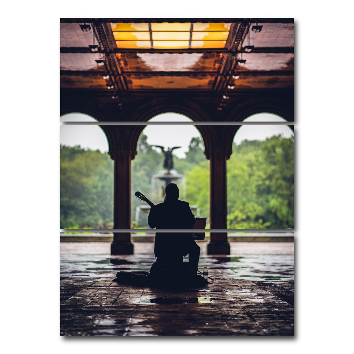 AUTO-MOCKUP WHITE | Central Park Tunes | 3 Piece | Gallery Wrap Canvas | group=8x18_stacked