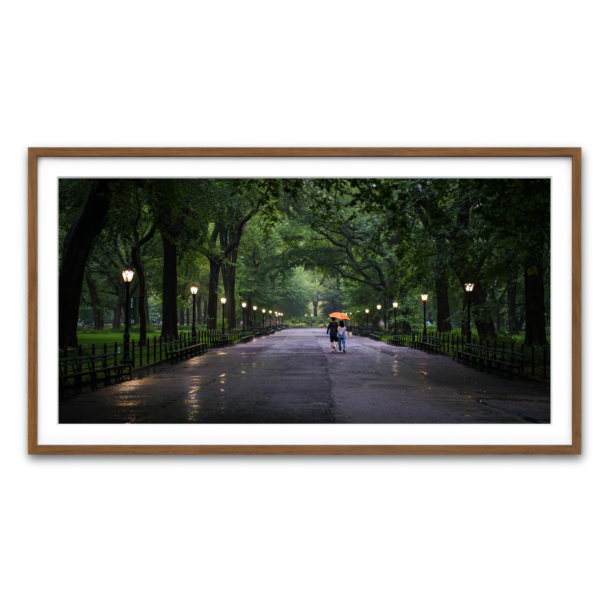 Framed Print 2x1 Walnut
