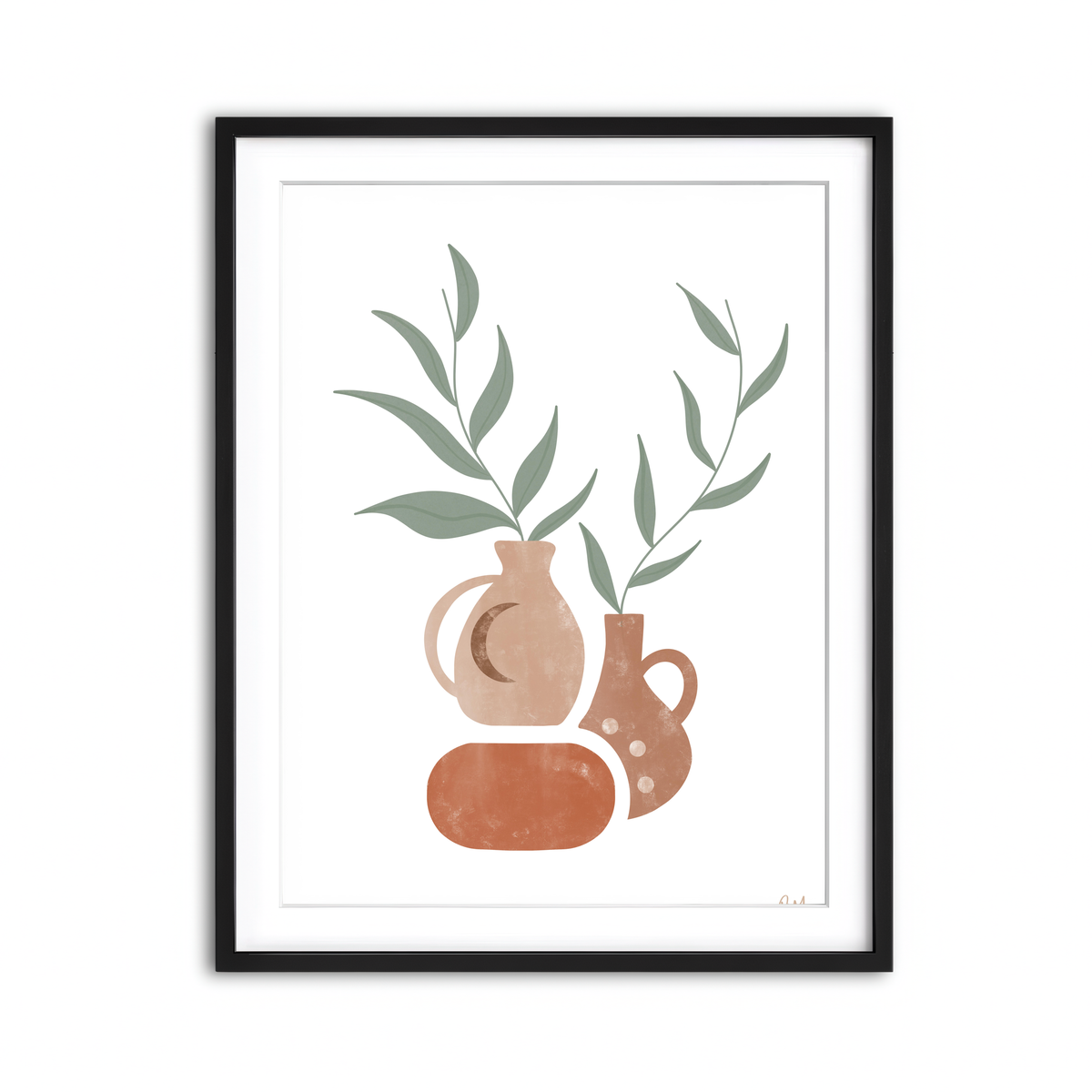 Framed Print 3x4 Black