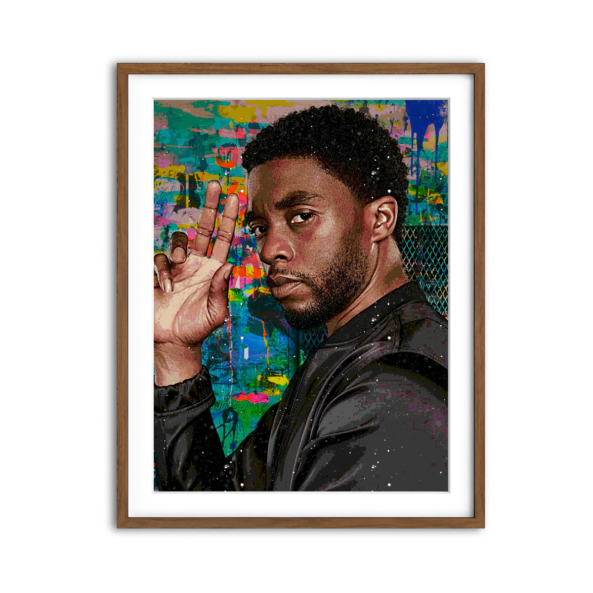 Framed Print 3x4 Walnut