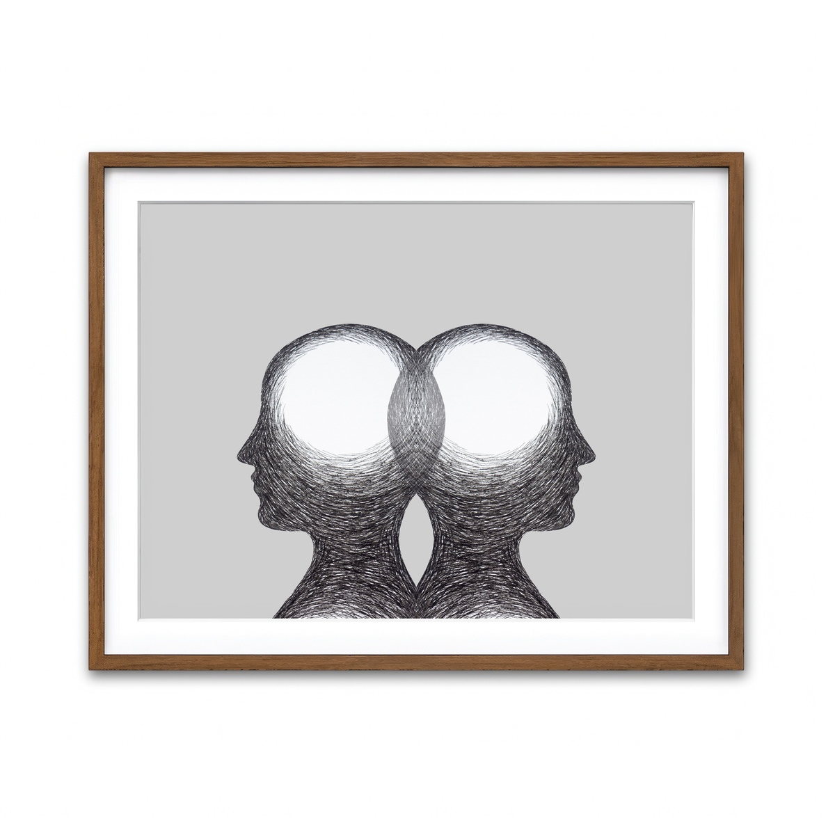 Framed Print 4x3 Walnut