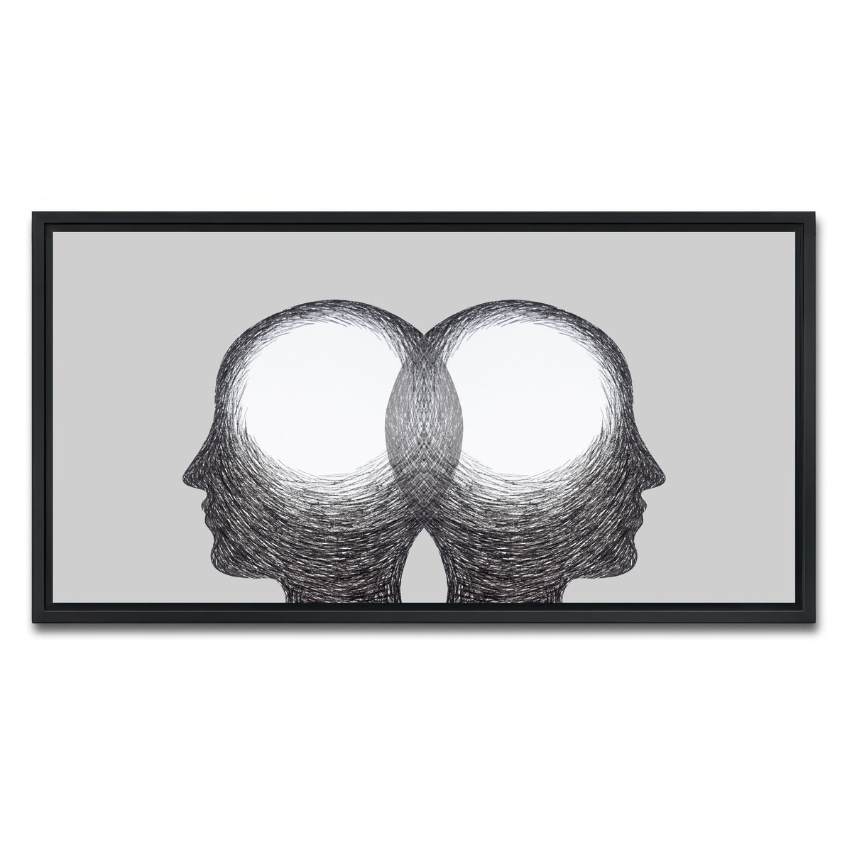 AUTO-MOCKUP WHITE | Chakra body mind | 1 Piece | Black Framed Canvas | group=2x1