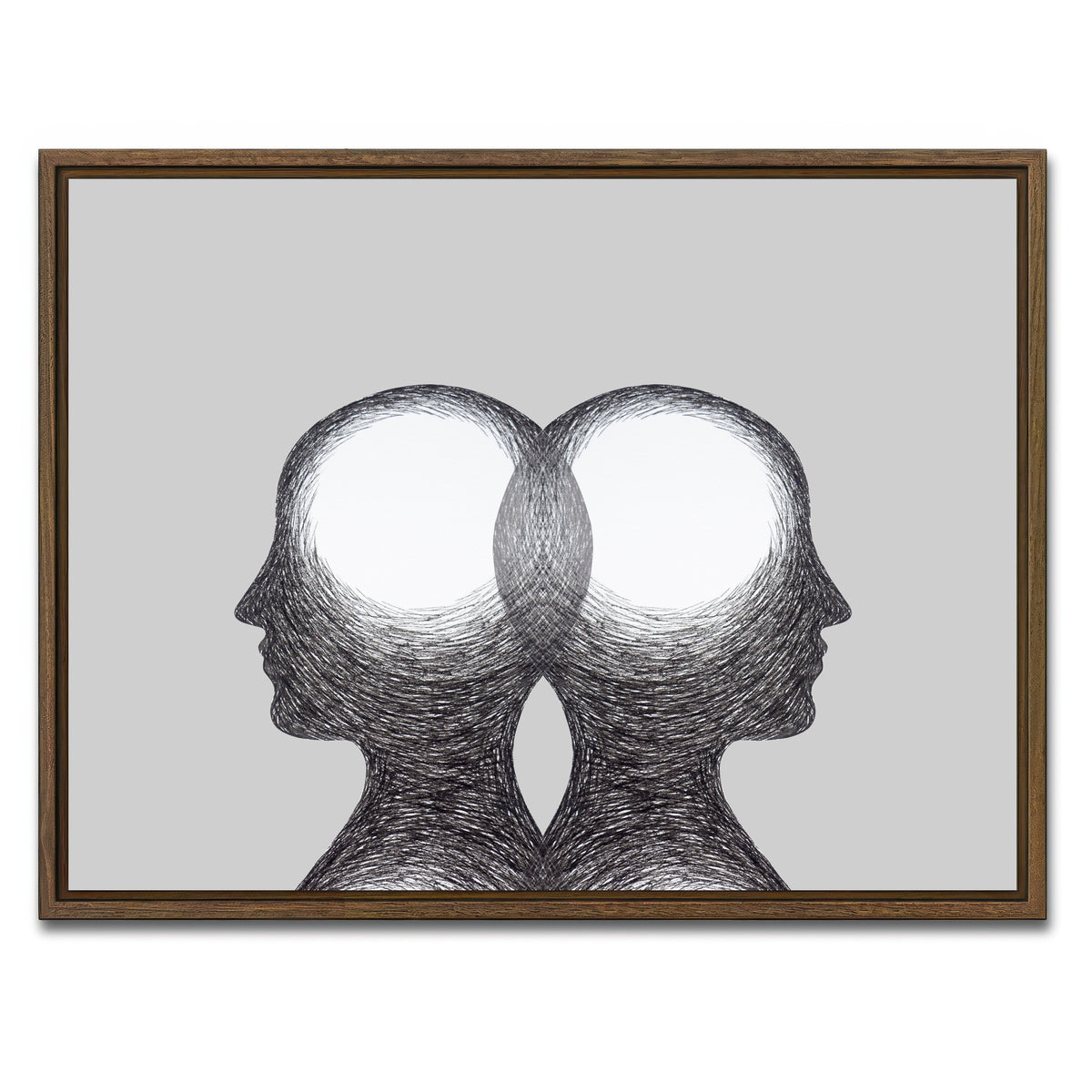 AUTO-MOCKUP WHITE | Chakra body mind | 1 Piece | Walnut Framed Canvas | group=4x3