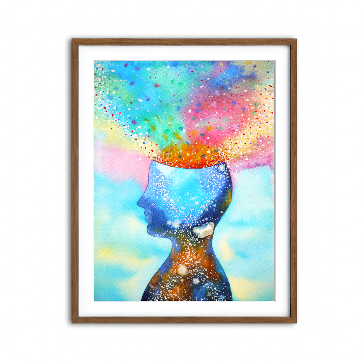 Framed Print 3x4 Walnut