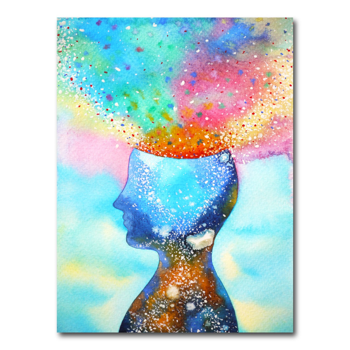 AUTO-MOCKUP WHITE | Chakra power | 1 Piece | Gallery Wrap Canvas | group=3x4